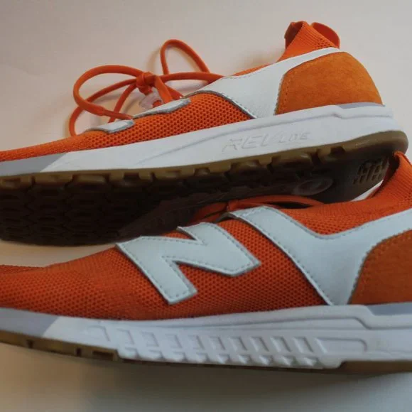New Balance Rev Lite 247 Orange White Mesh Sneakers Shoes SAMPLE Men Size 10.5 ? - Picture 8 of 12
